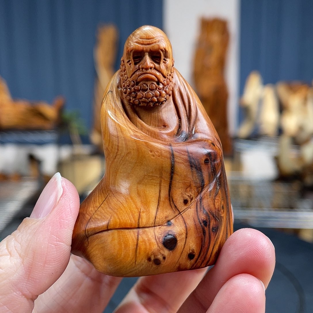 柏木（崖柏）手把件