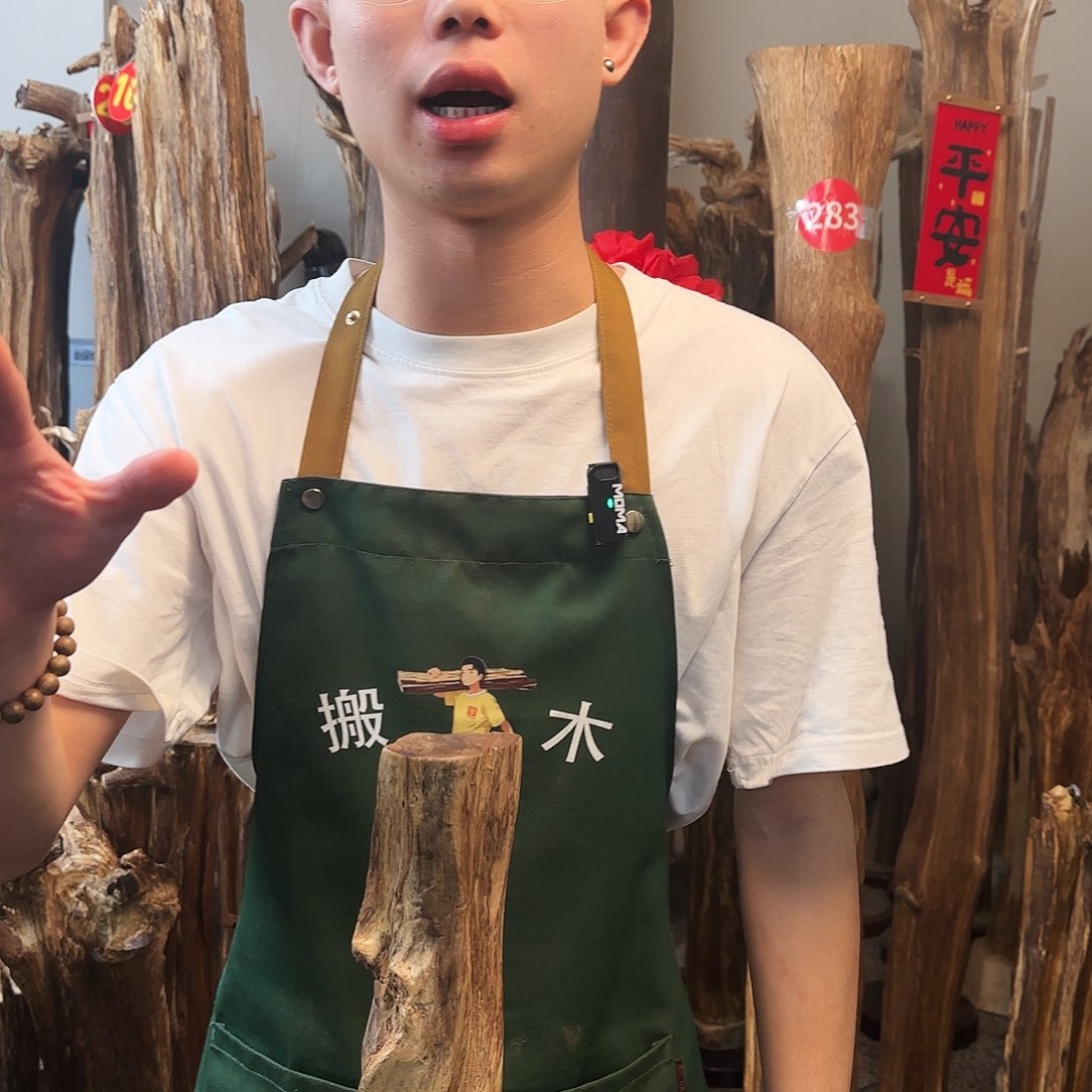 沉香摆件天然沉香原木摆件➕底座