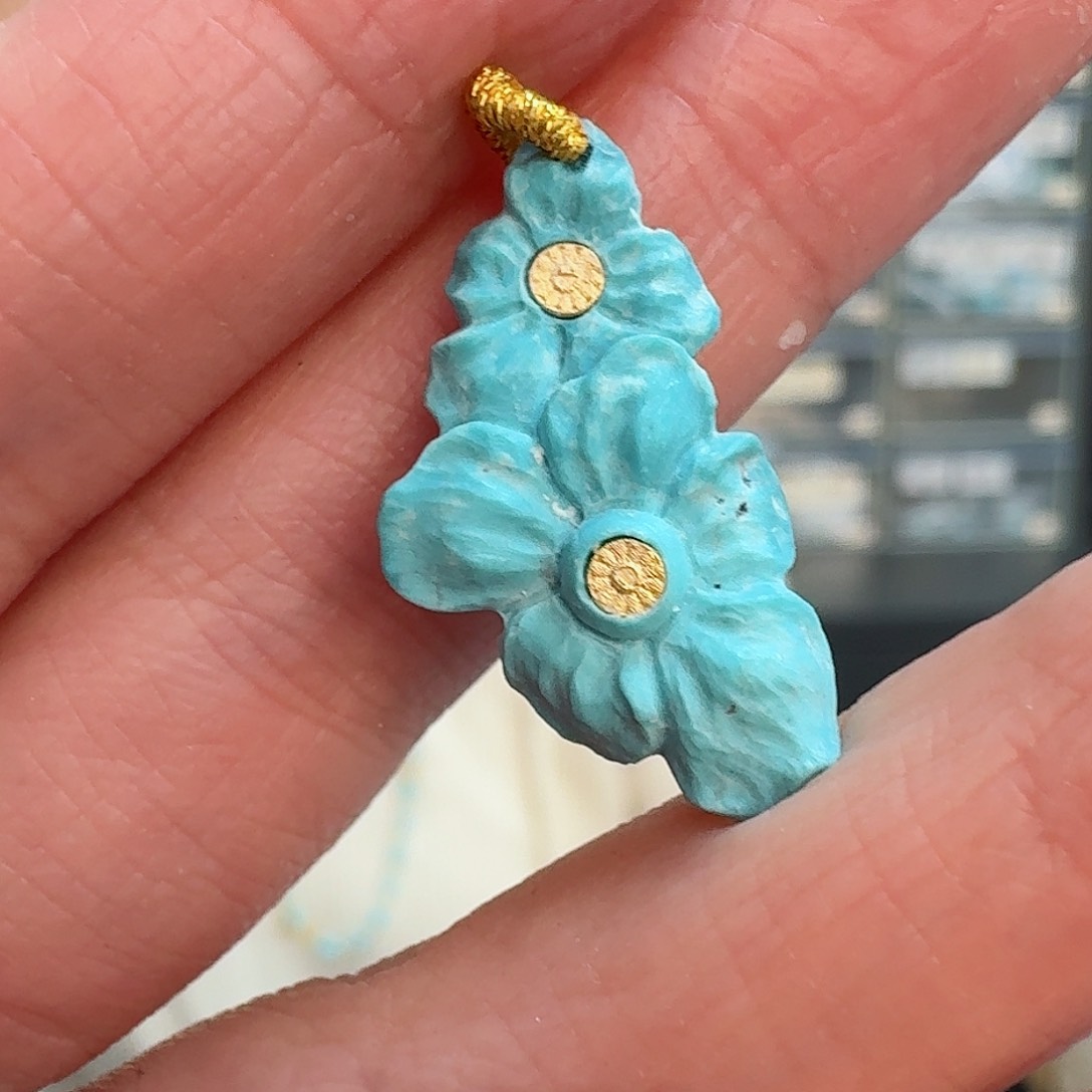 绿松石珠宝奇石未镶嵌