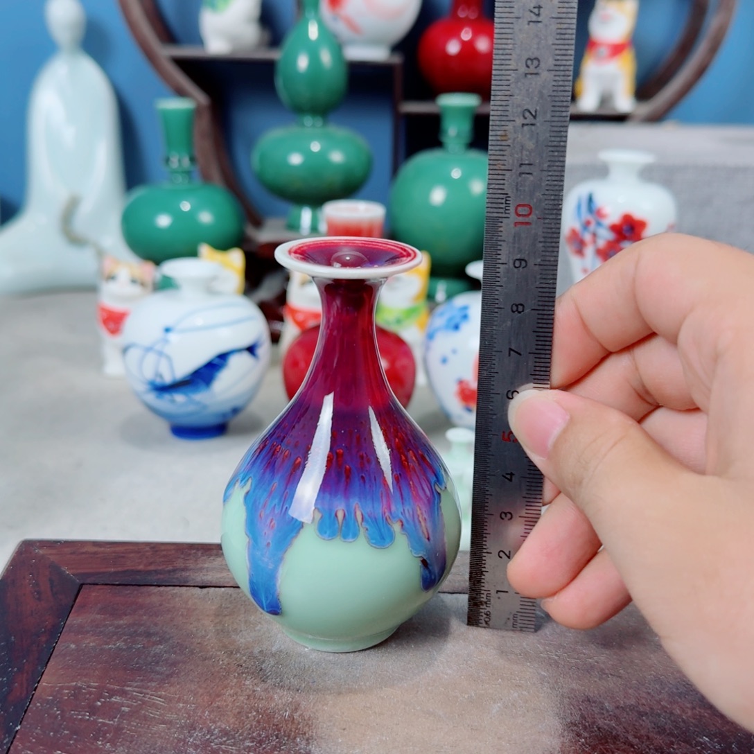 陶瓷手工小花器摆件