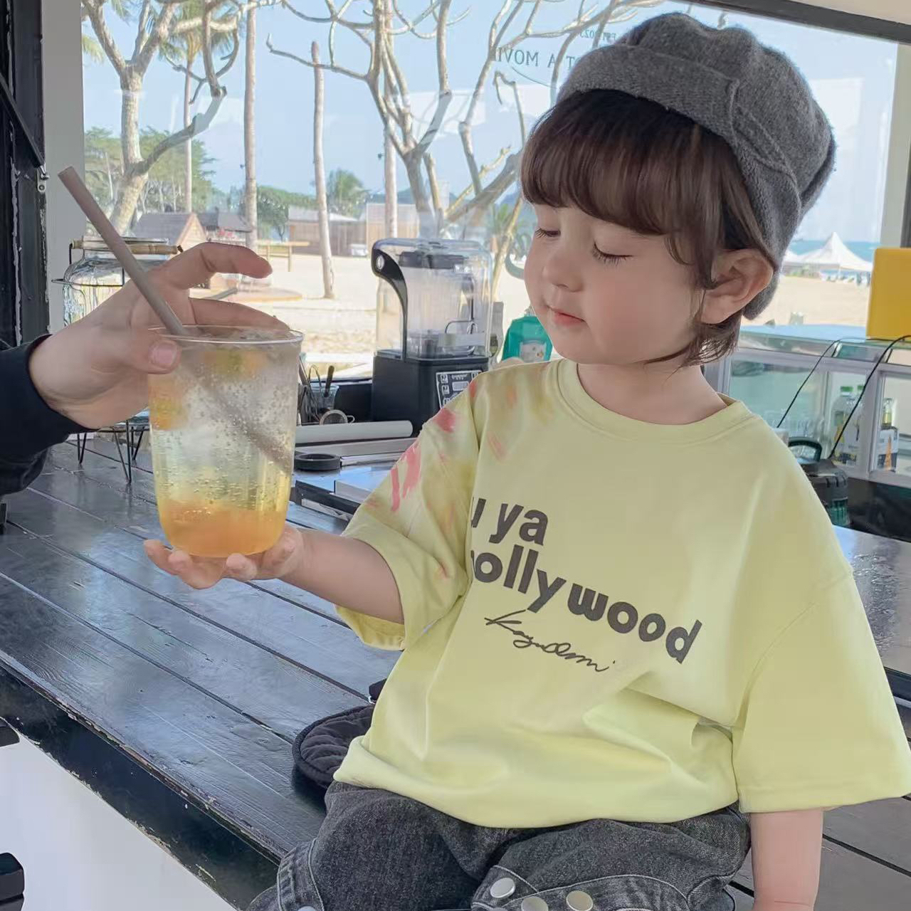 帅姐推荐小童上衣257083绿色