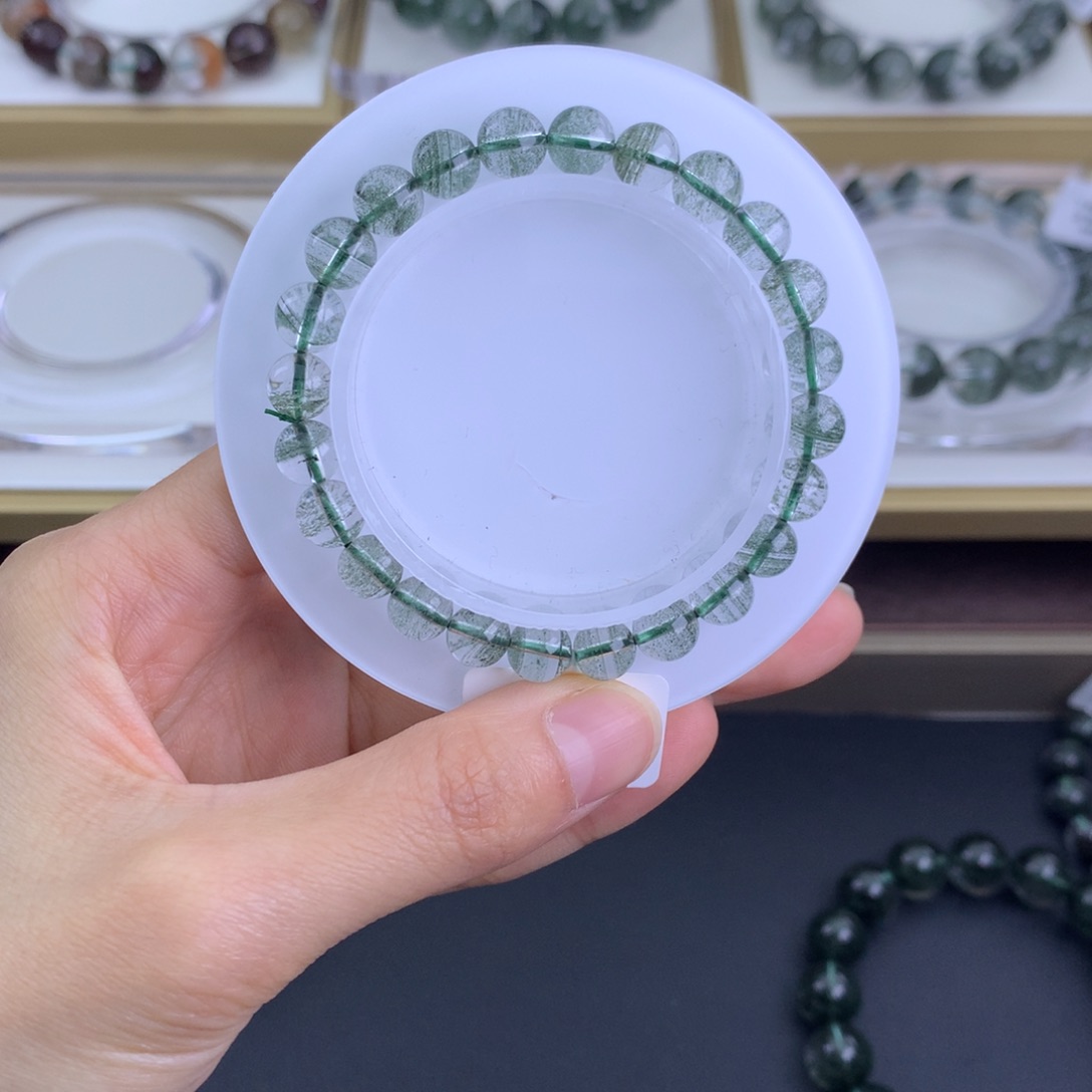 水晶手链未镶嵌绿幽灵