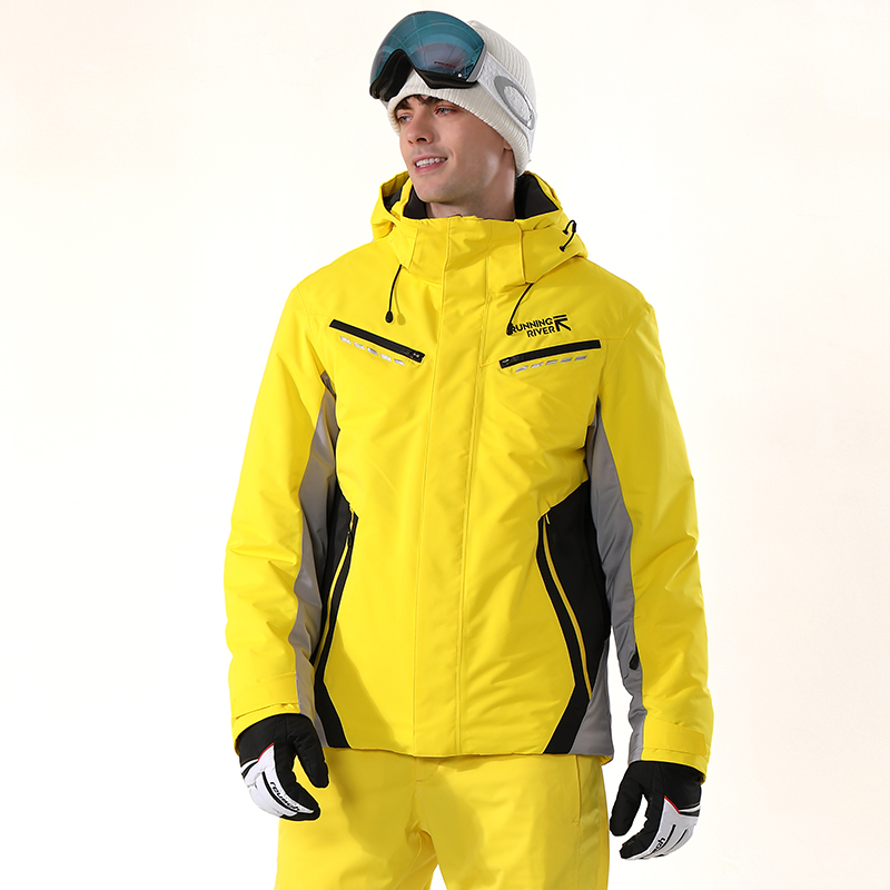 Running River/奔流男士连帽双板滑雪服上衣新款A4009男款