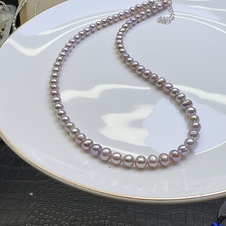 合金淡水珍珠耳饰