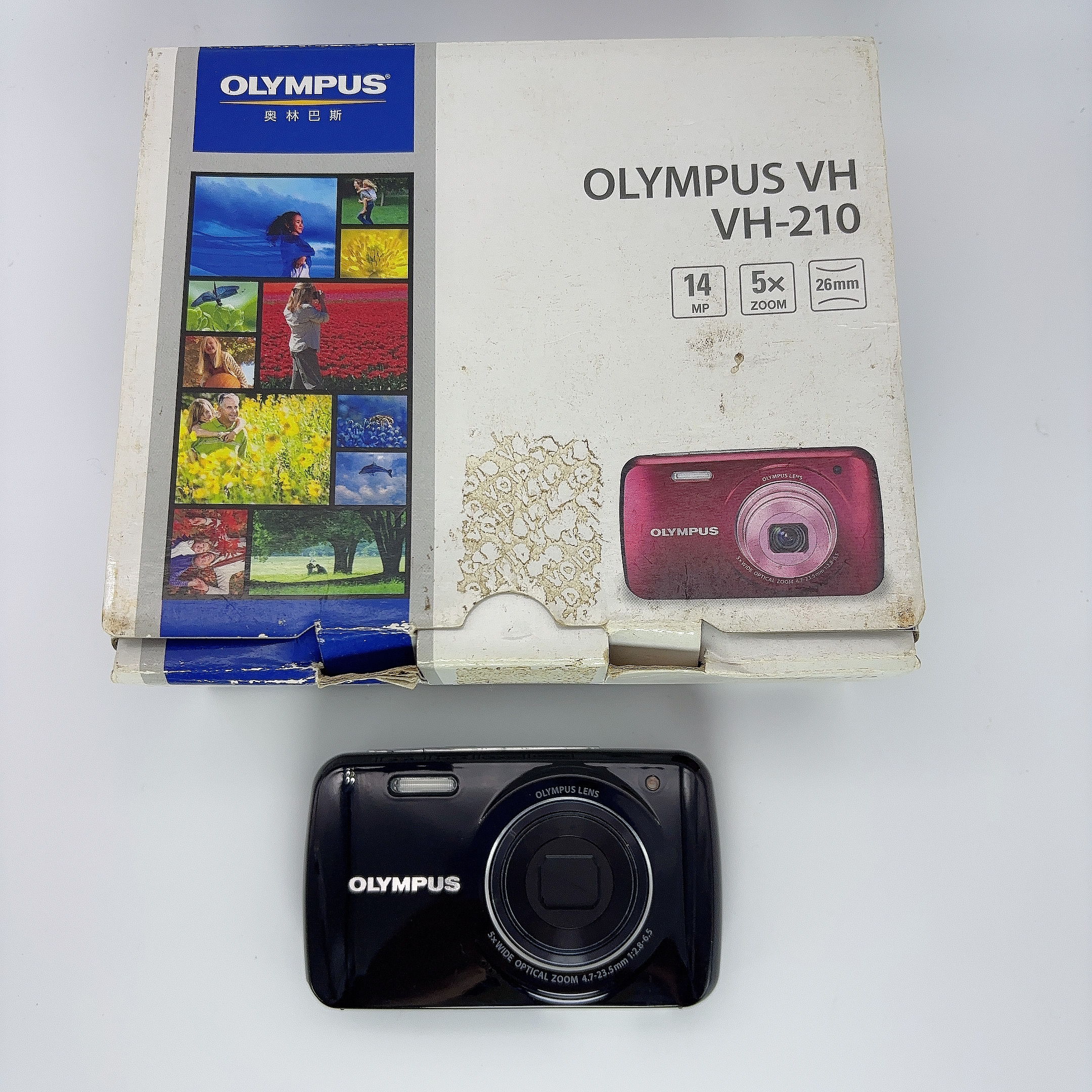 95新 Olympus/奥林巴斯 VH-210出片复古1400w像素5倍光学变焦