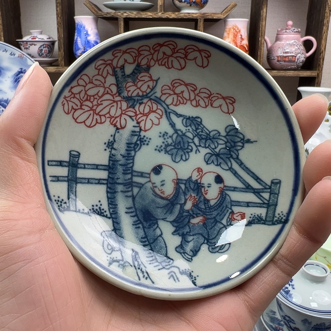 陶碟景德镇陶瓷567老厂瓷19
