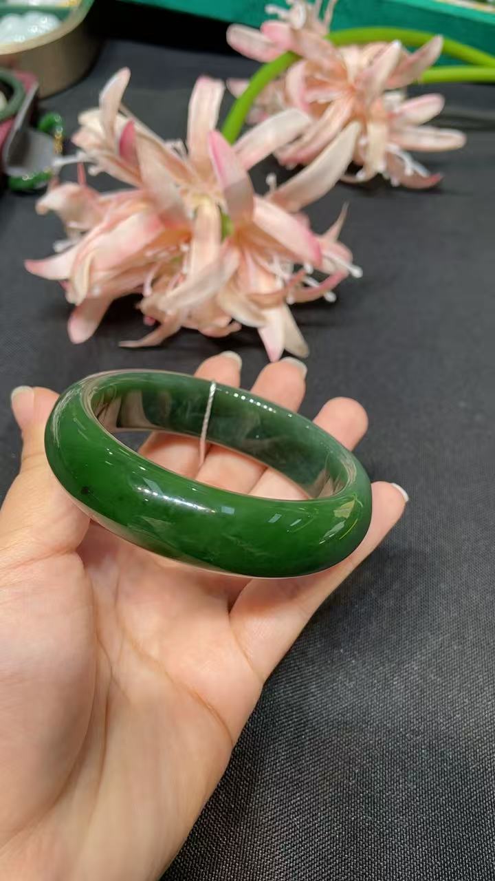 12丨和田玉手镯58-59圈口丨多样性发一