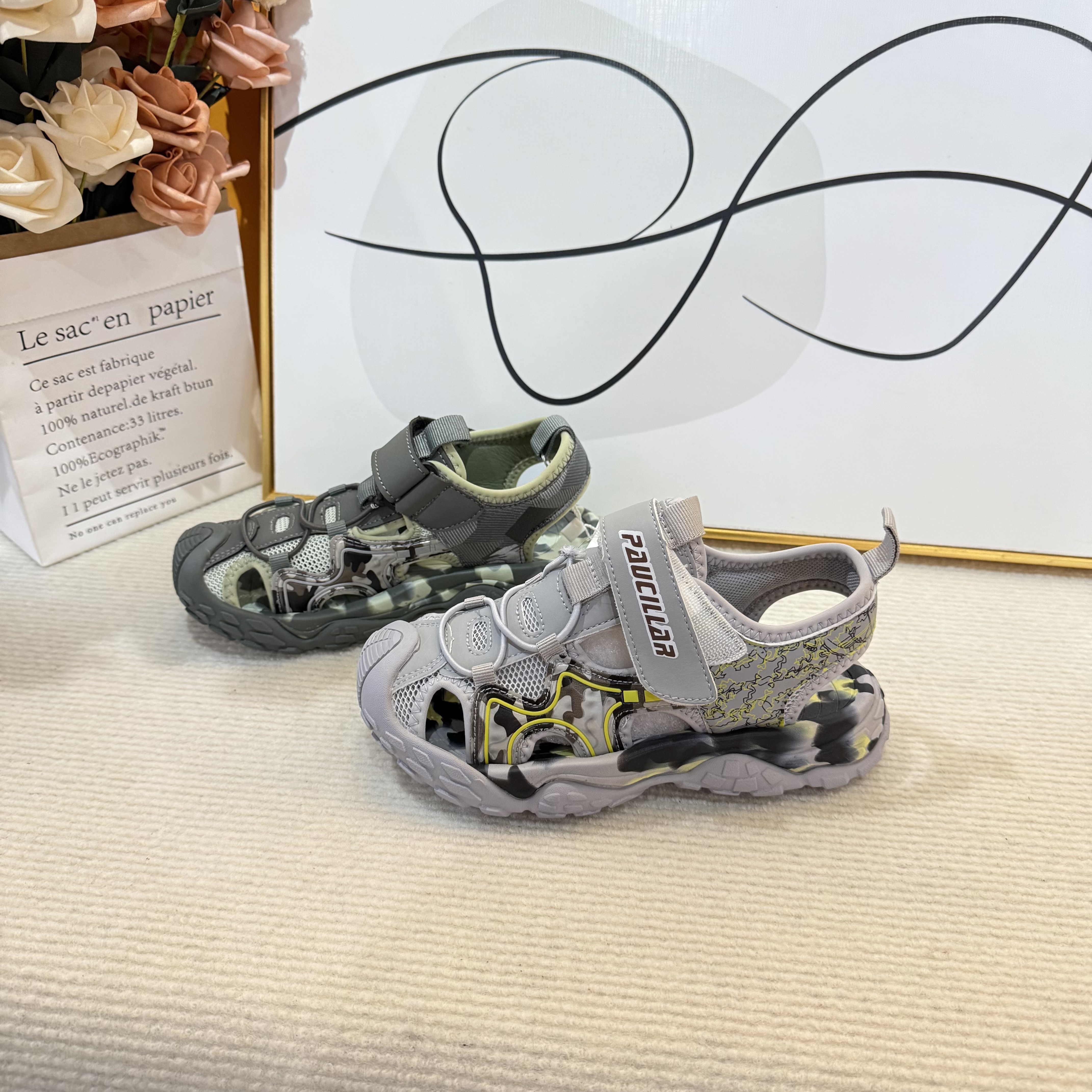 【新款凉鞋】2594/普西拉时尚健康学步 机能鞋透气软底健康减震机能