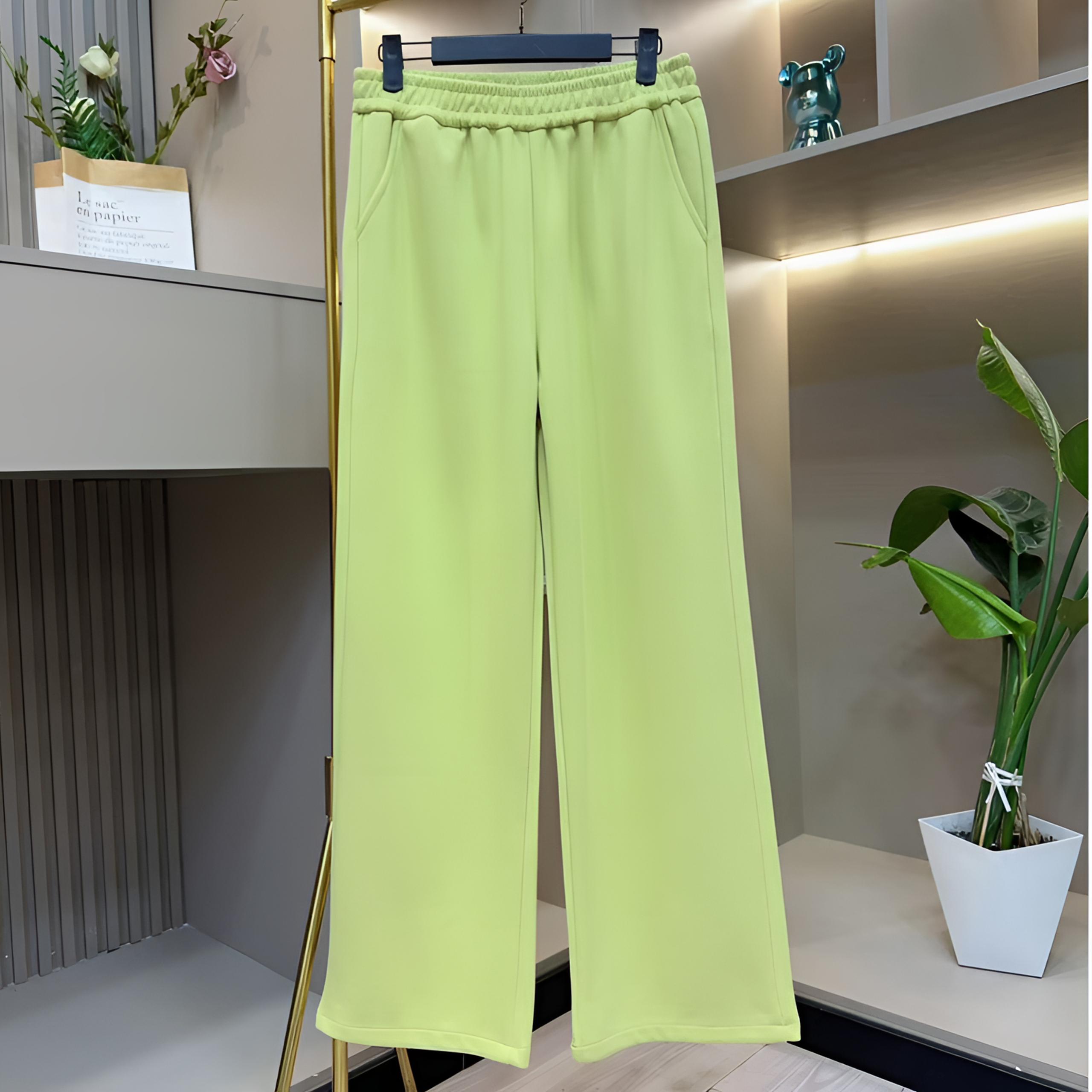 早春潮气阔腿裤-丫 5502-1洋气时尚休闲显瘦百搭胖MM大码女装