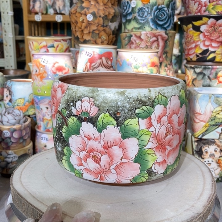 红陶景德镇艺术手绘作品