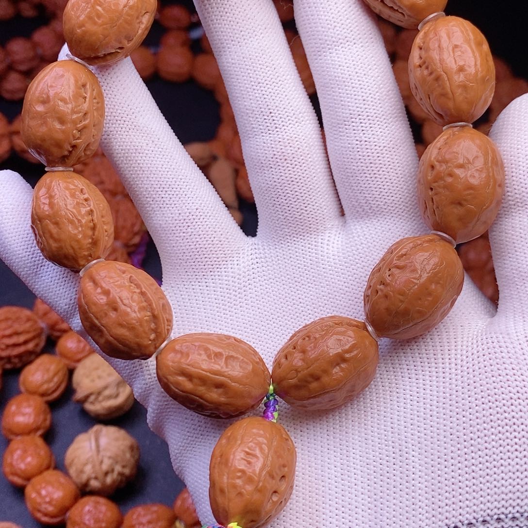 【闪购商品】文玩核桃吊坠油蜡皮小枣18