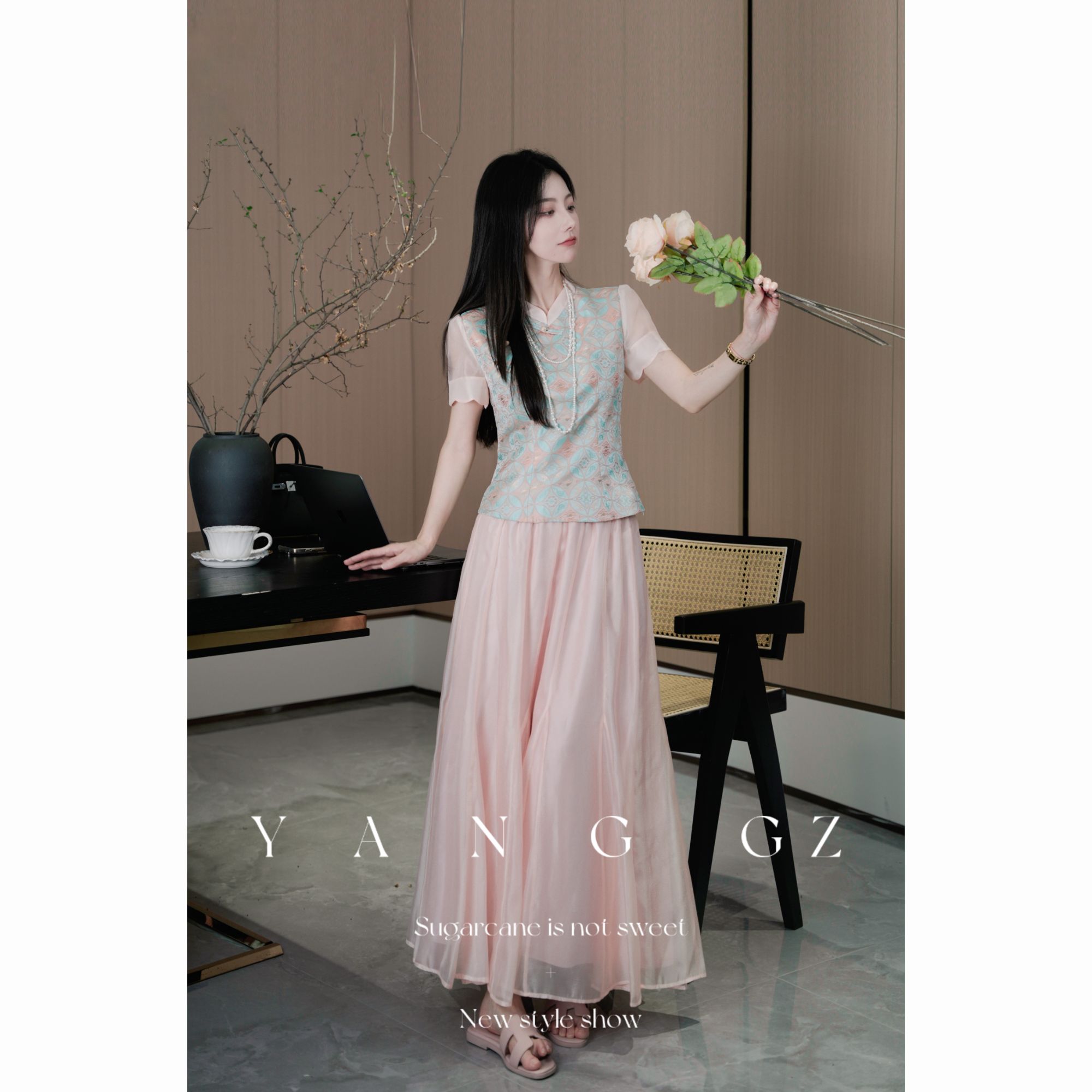 YANG GZ【白雪公主2.0】春夏新款高透轻纱半身裙女 GZ5152DR602281