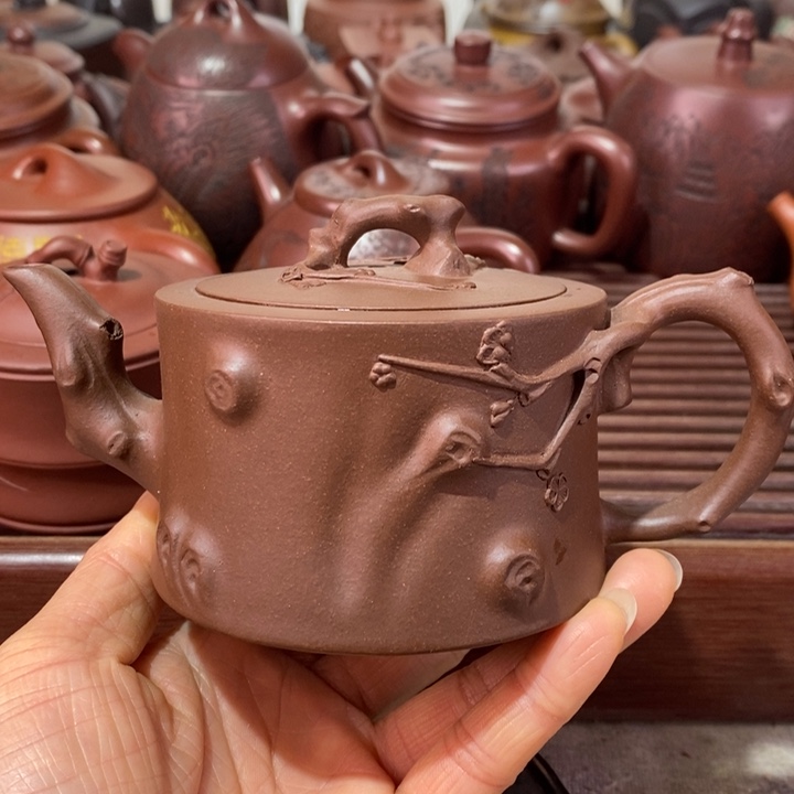 紫砂茶壶微瑕处理一把