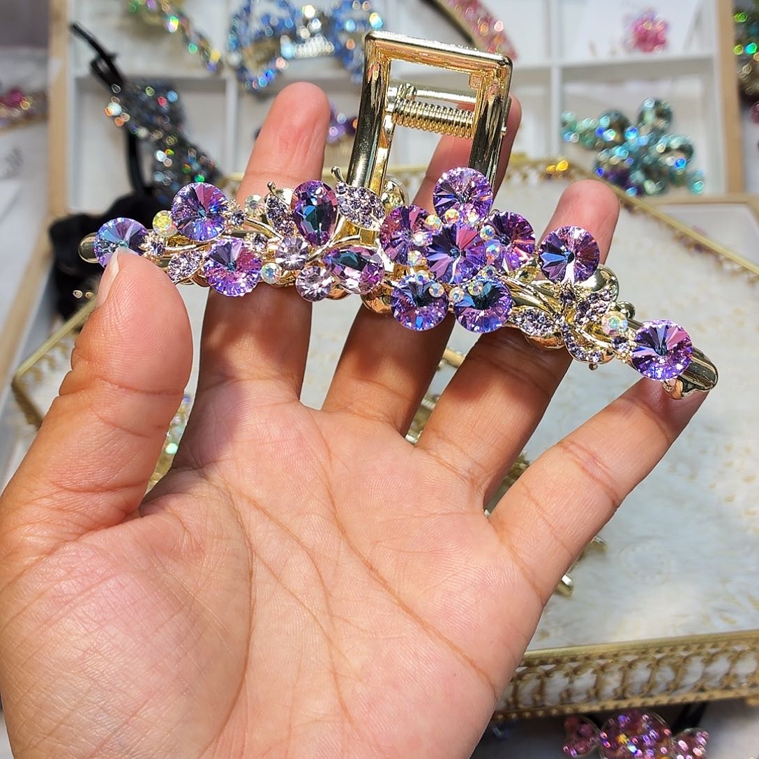 皮质铁合金发饰发夹发夹