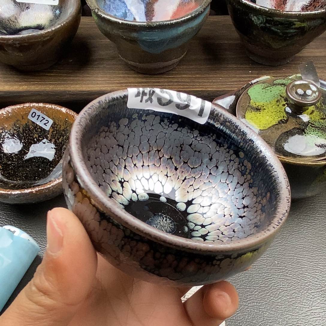 茶盏微瑕建盏主人杯子