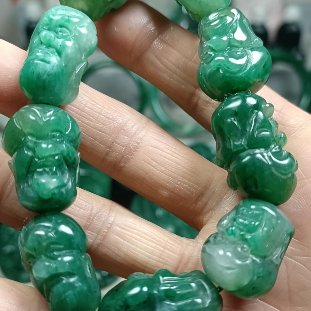 独山玉未镶嵌手链