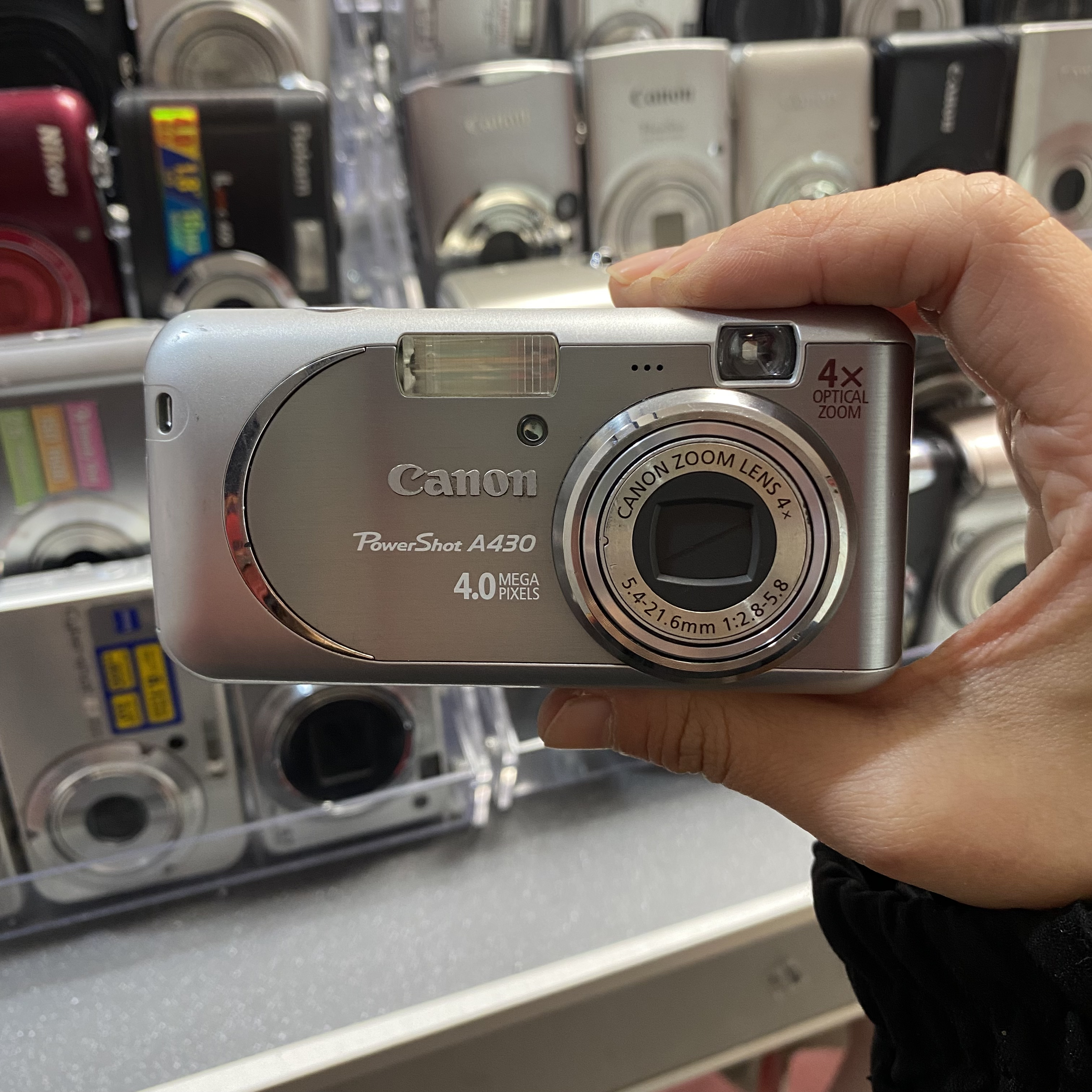 9新 Canon/佳能 a430 400万像素4倍光学变焦 中文无暇