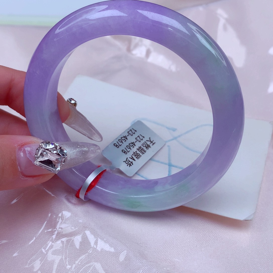 翡翠手镯未镶嵌天然缅甸翡翠A货手镯