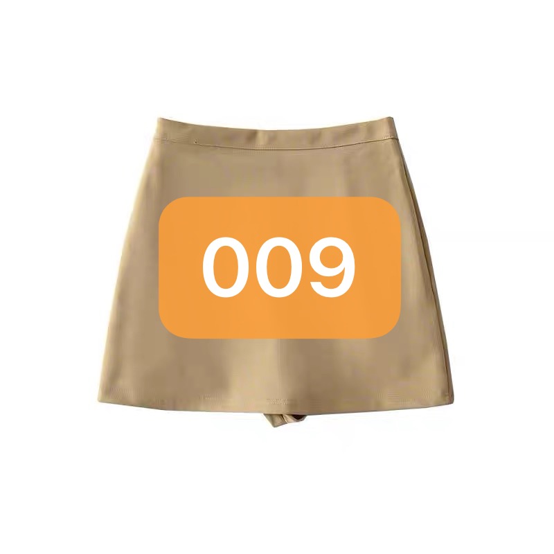 【009】经典格纹包臀裙