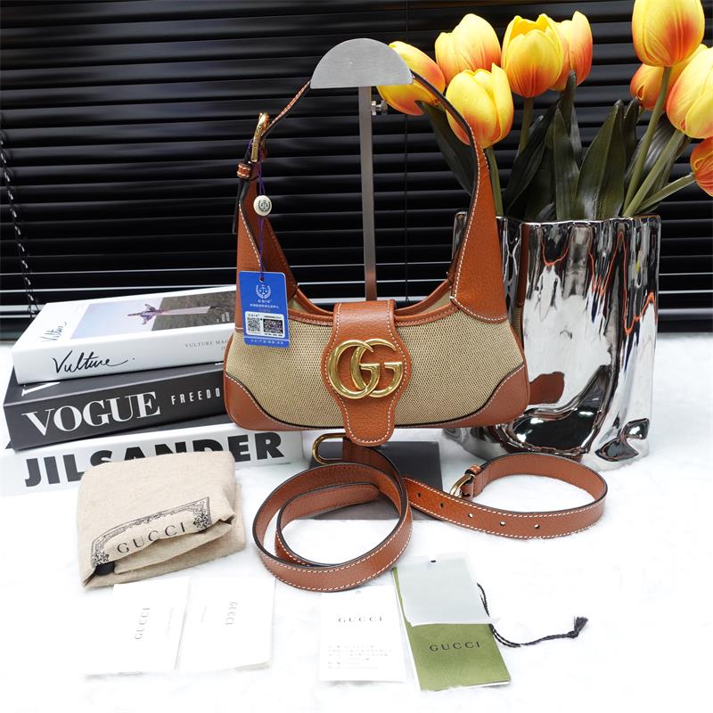 95新 GUCCI/古驰 棕色单肩包T_ZY0000403288