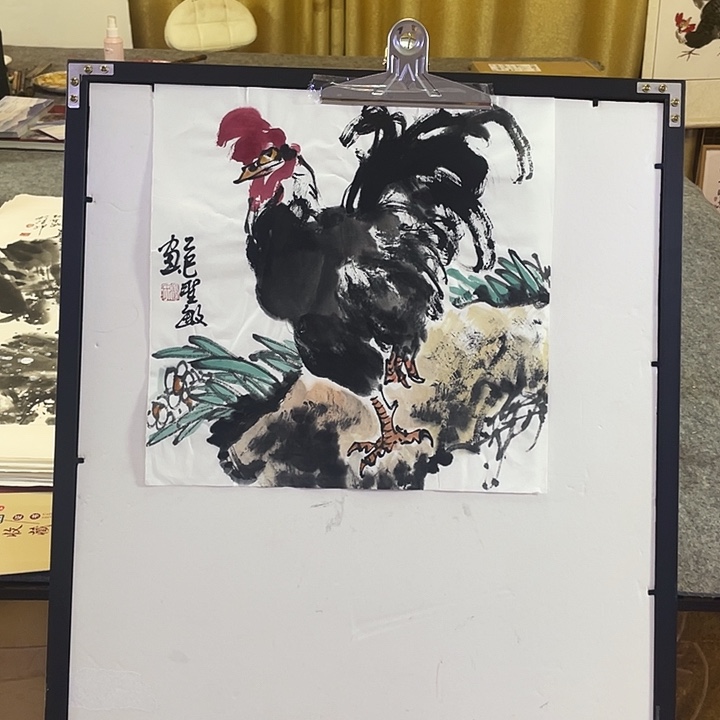 国画张圣敏先生纯手绘作品