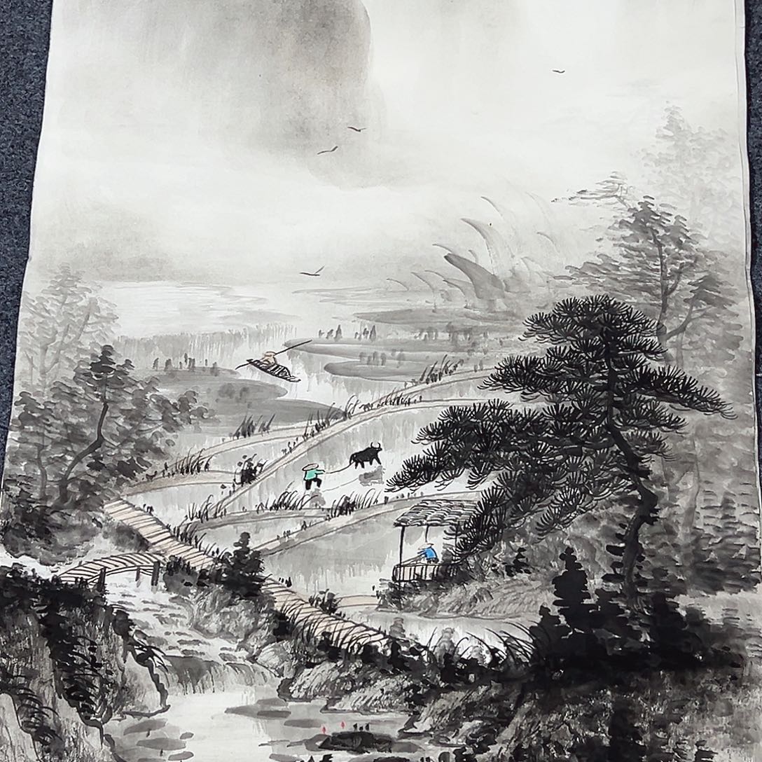 国画事事顺心如意万事如意