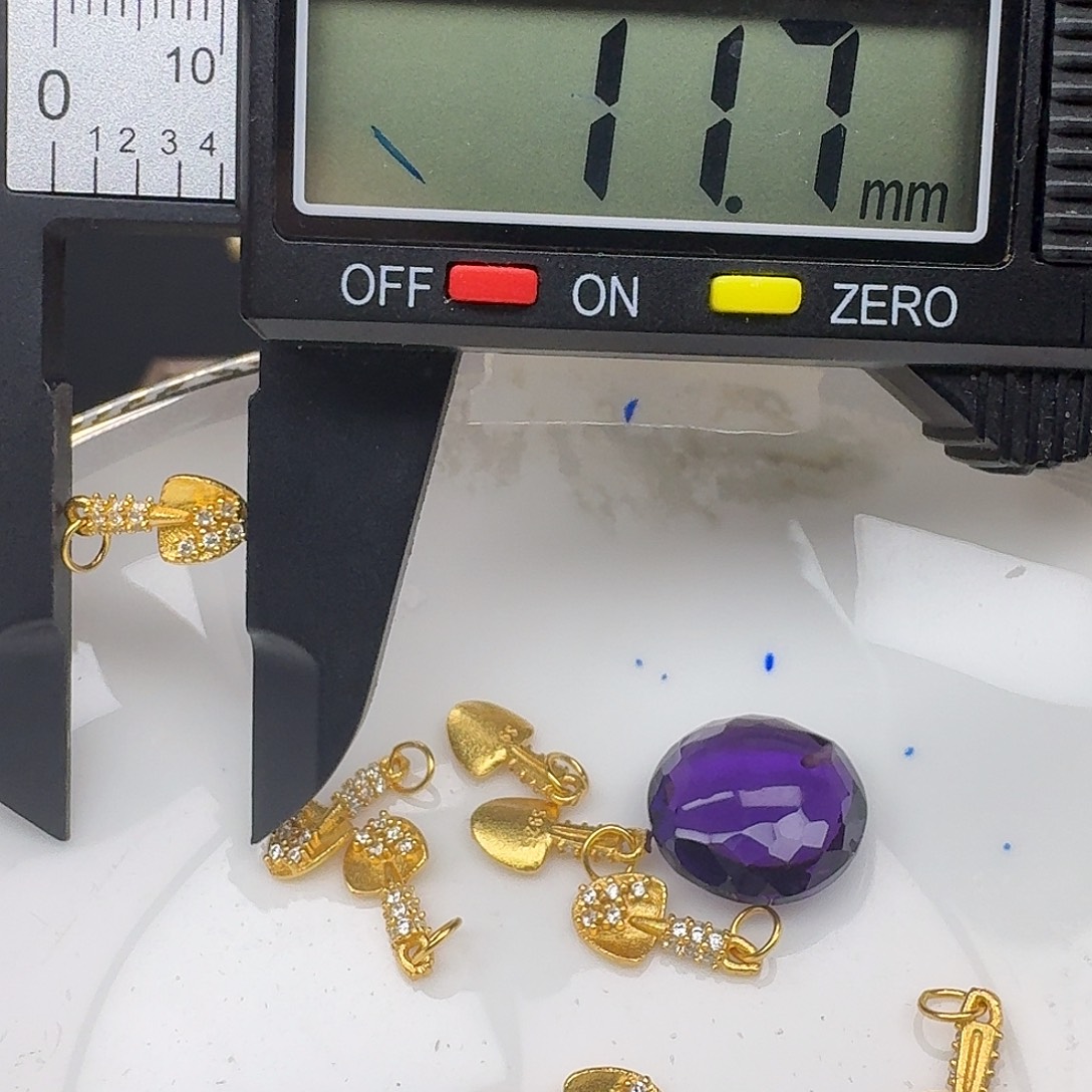 紫晶银S925镶嵌颈饰紫水晶925镶嵌54