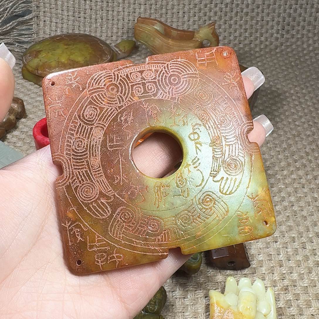 白玉菩提吊坠挂件