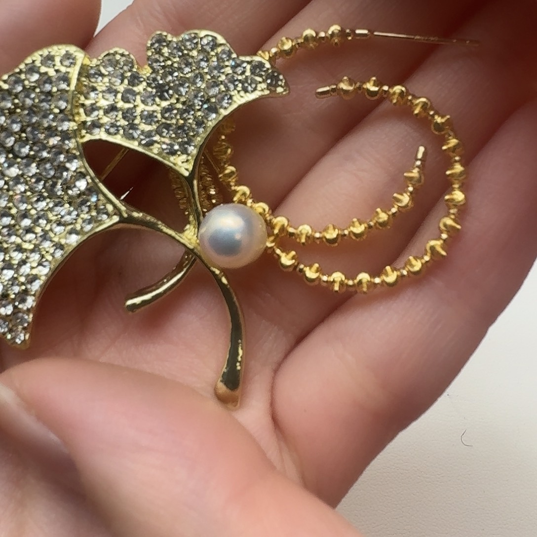 未镶嵌淡水珍珠耳饰