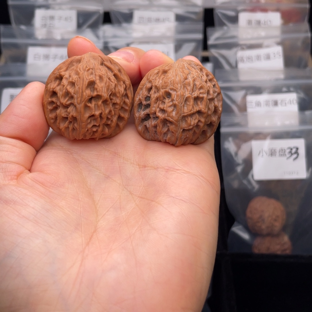 文玩核桃吊坠山地磨盘35尺寸全品无修
