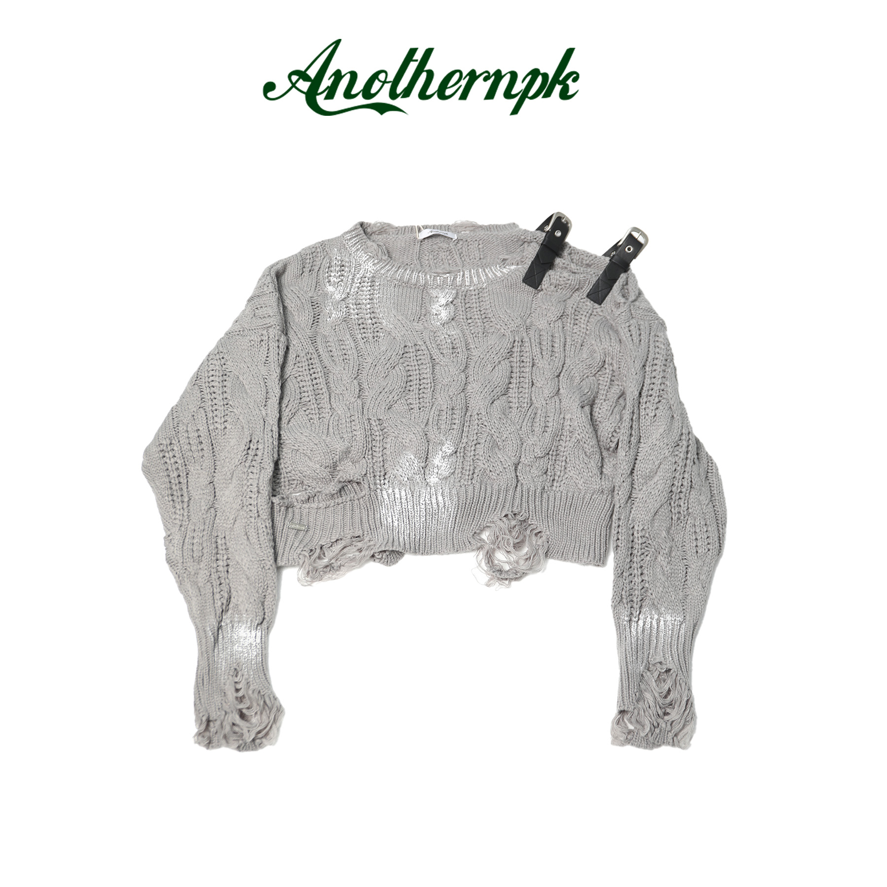 ANPK街头辣妹套头毛衣A5F04I5781