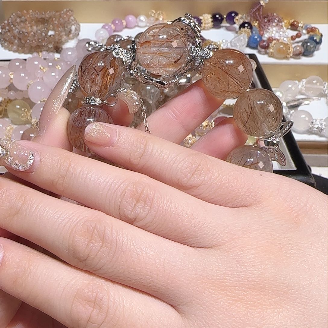 水晶手链未镶嵌紫*把