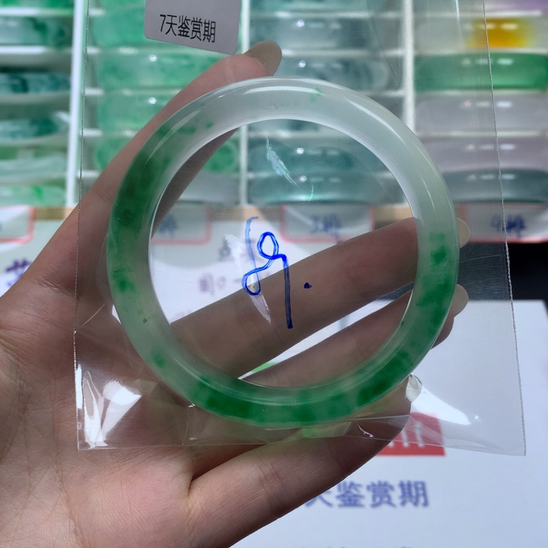 石英质玉未镶嵌手镯定向链接截图为准莉莉335