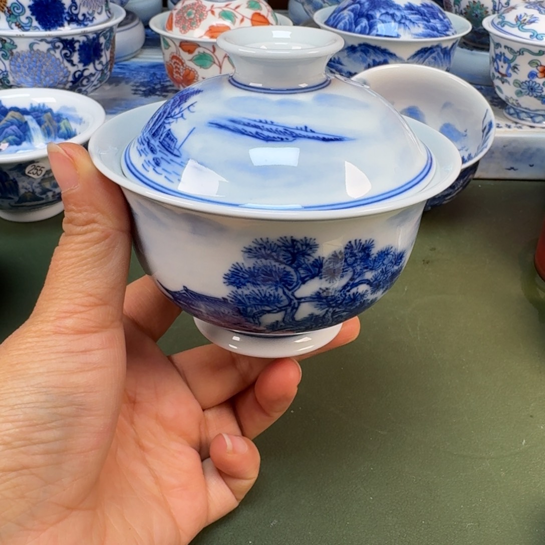 陶景德镇纯手绘茶具圆圆218