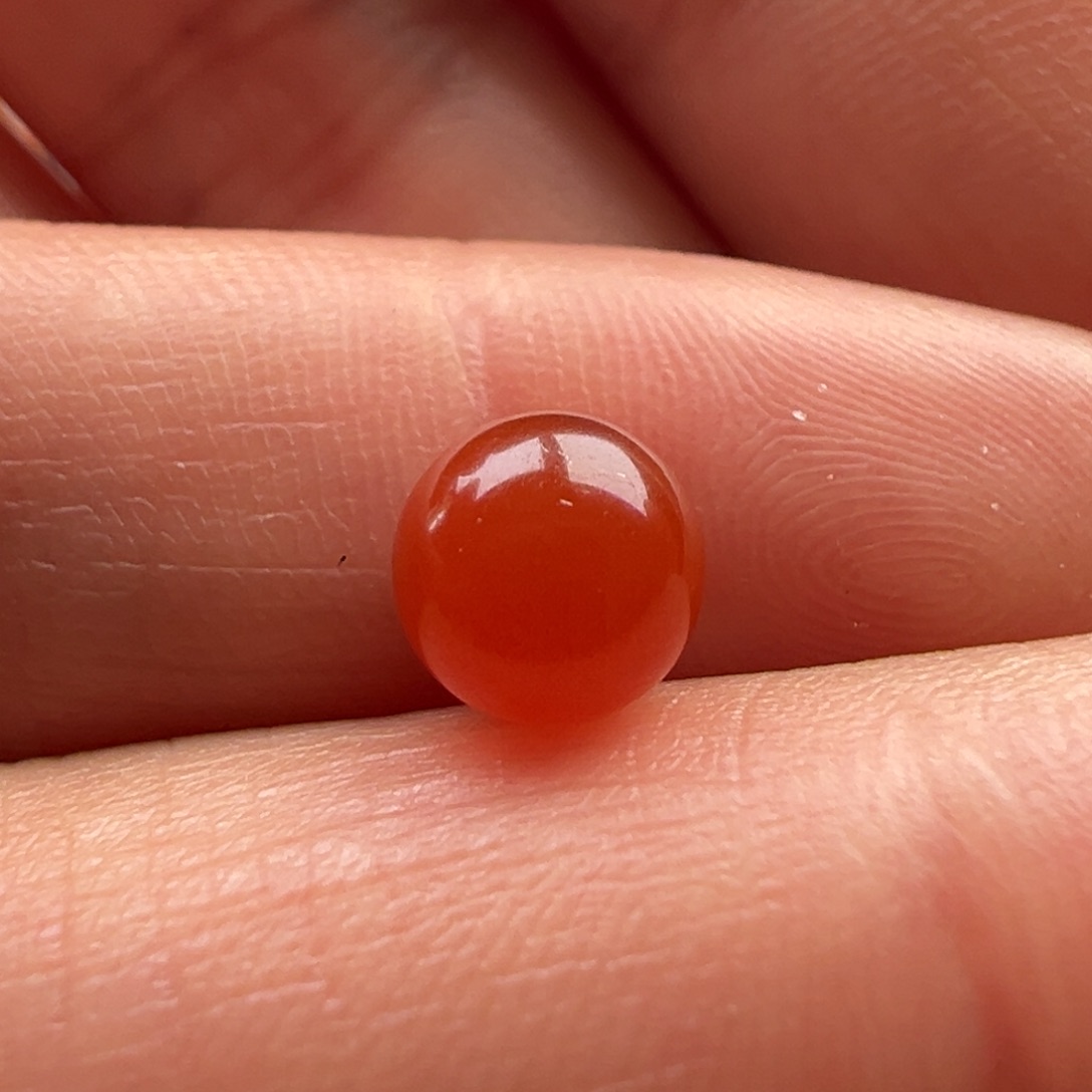 南红玛瑙圆珠6.8未镶嵌