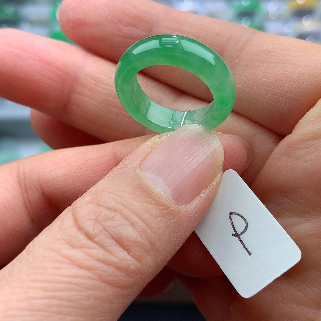 翡翠戒指未镶嵌9号