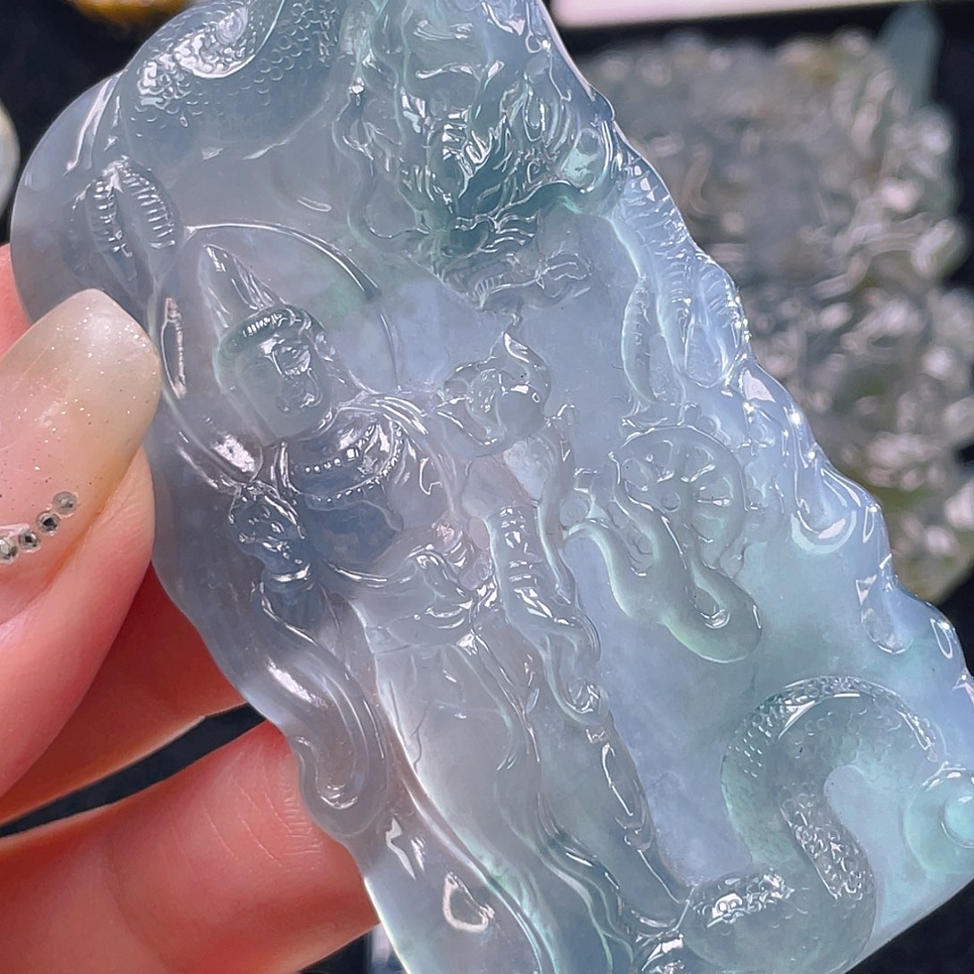 颈饰未镶嵌翡翠8，