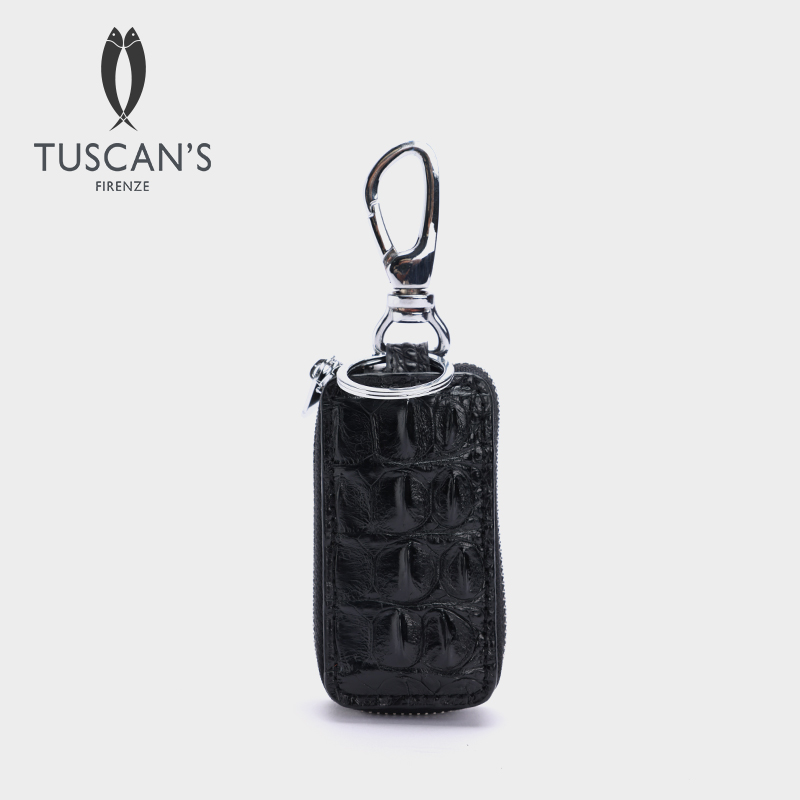 TUSCAN'S男士鳄鱼汽车钥匙包可腰挂包包挂件