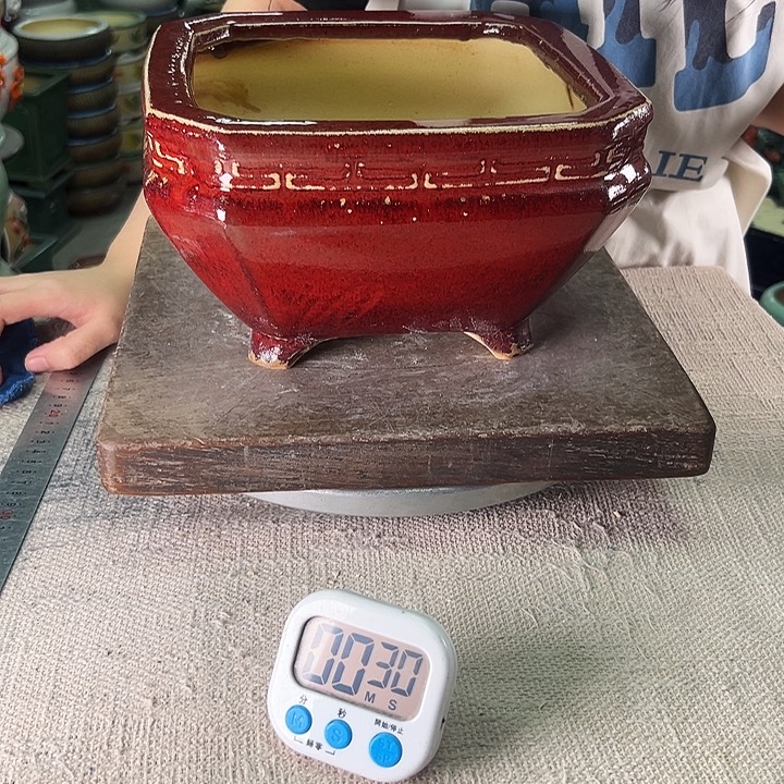 泳坤堂石湾花盆陶瓷