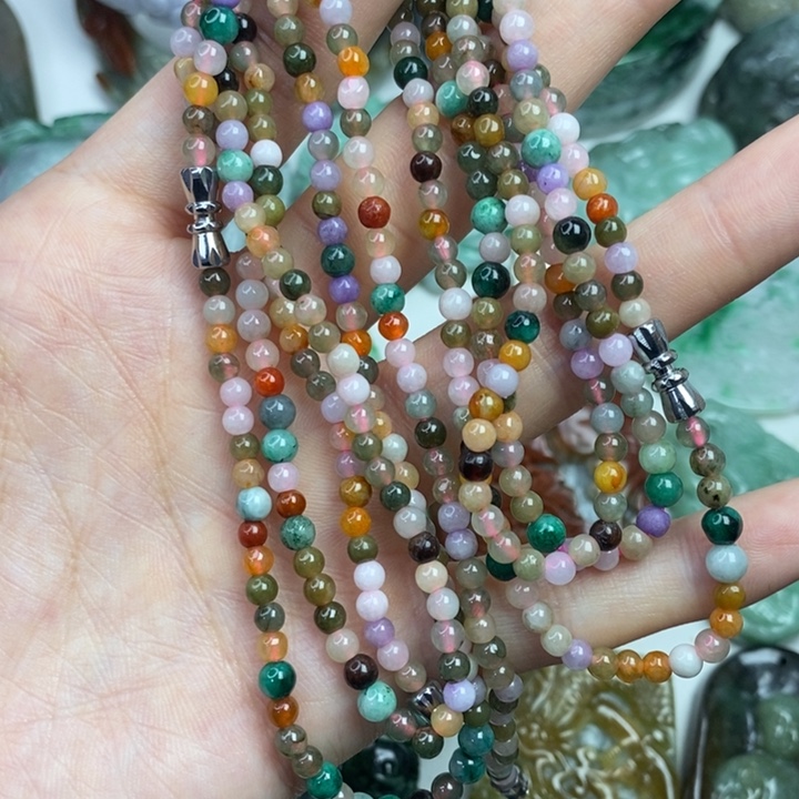 颈饰未镶嵌翡翠奶****喜