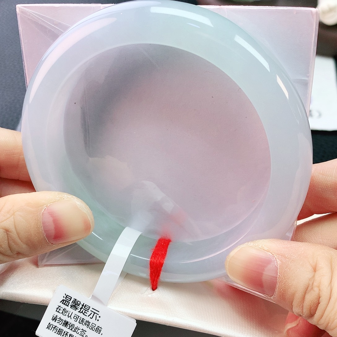 未镶嵌手镯翡翠62冰胶