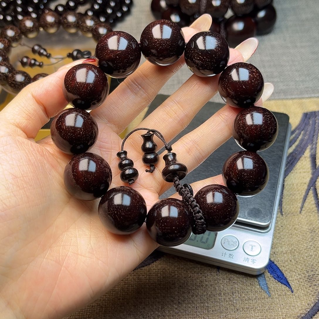 檀香紫檀（小叶紫檀）2.0 12颗满天星