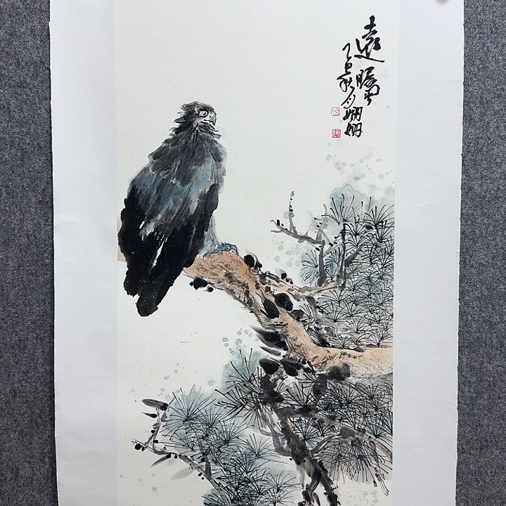 国画秦姗姗老师手绘作品