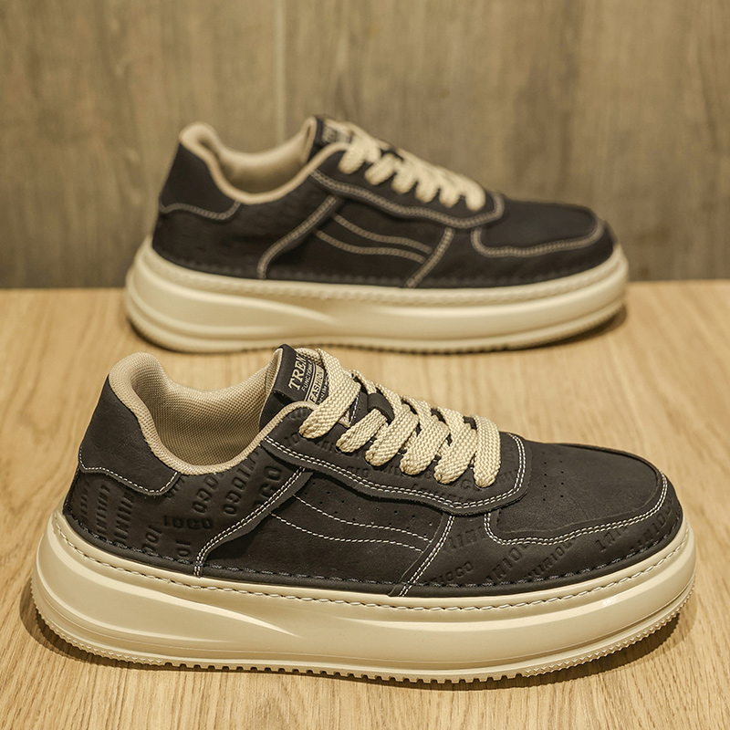 2025新款轻奢男鞋时尚百搭男式休闲鞋子潮鞋软底男士板鞋MD3550