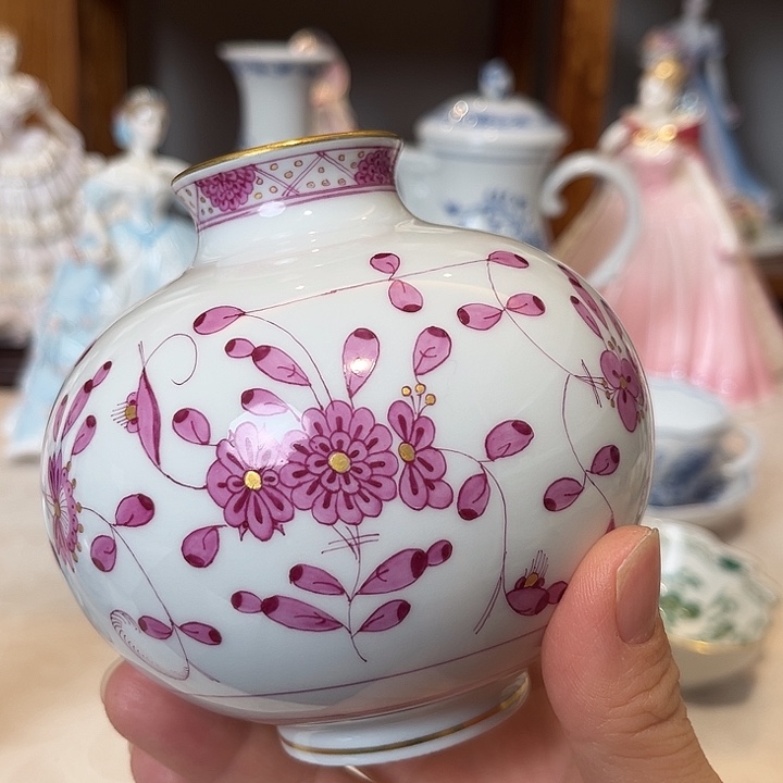 杯欧洲中古瓷器摆件