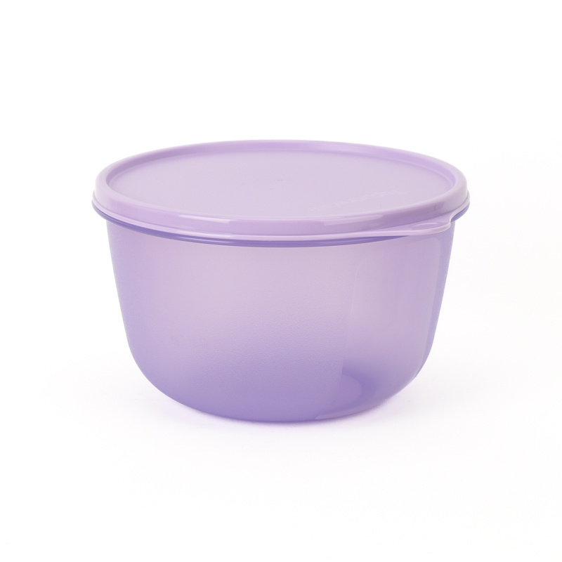 特百惠2L保鲜圆碗 冰箱密封冷藏保鲜盒圆形塑料凉拌沙拉圆碗