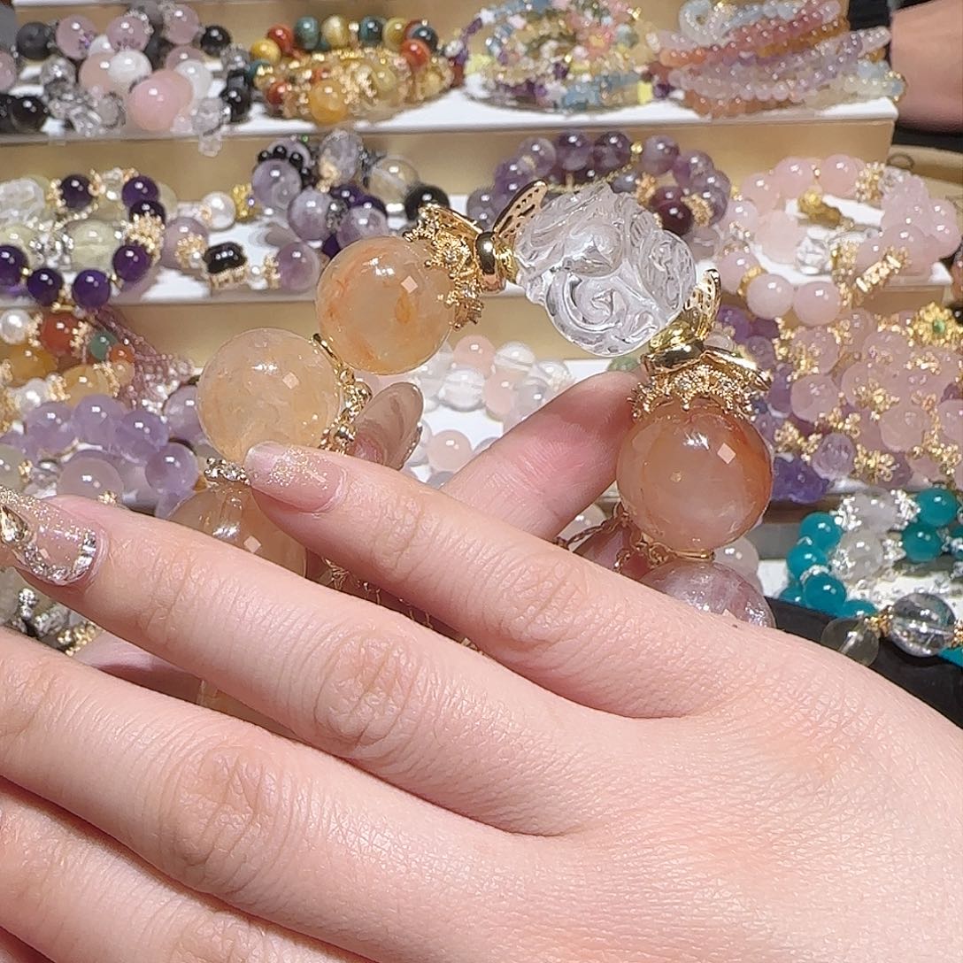 水晶手链未镶嵌婷*八