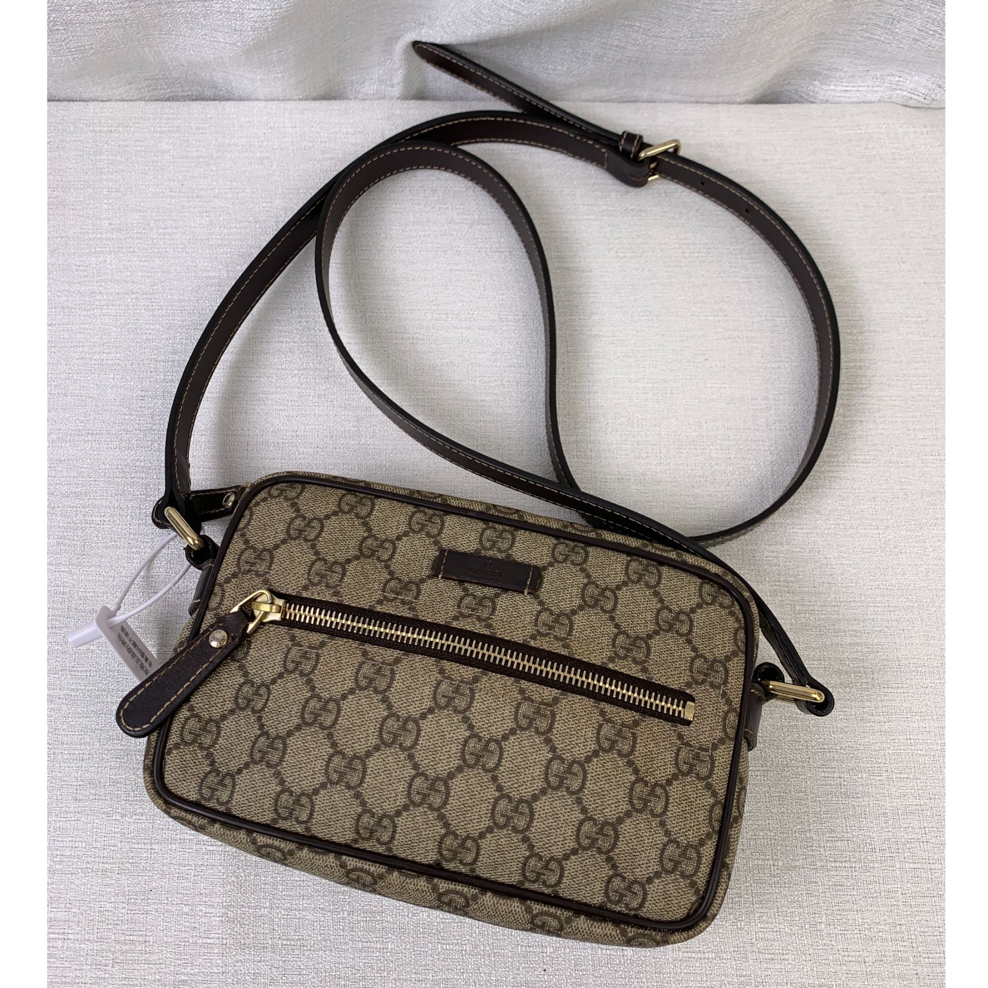 95新 GUCCI/古驰 老花斜跨包/EE11519017/9017