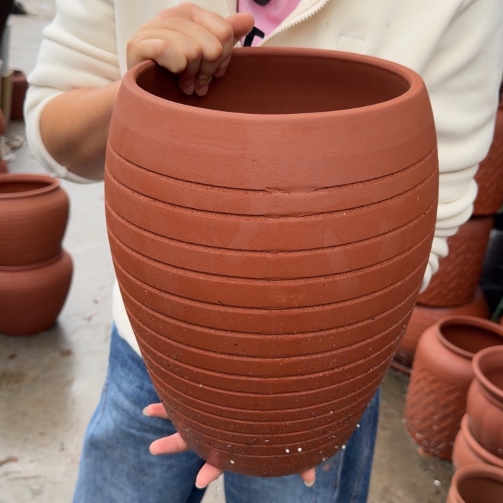 花盆紫砂口22高33宜兴紫砂 