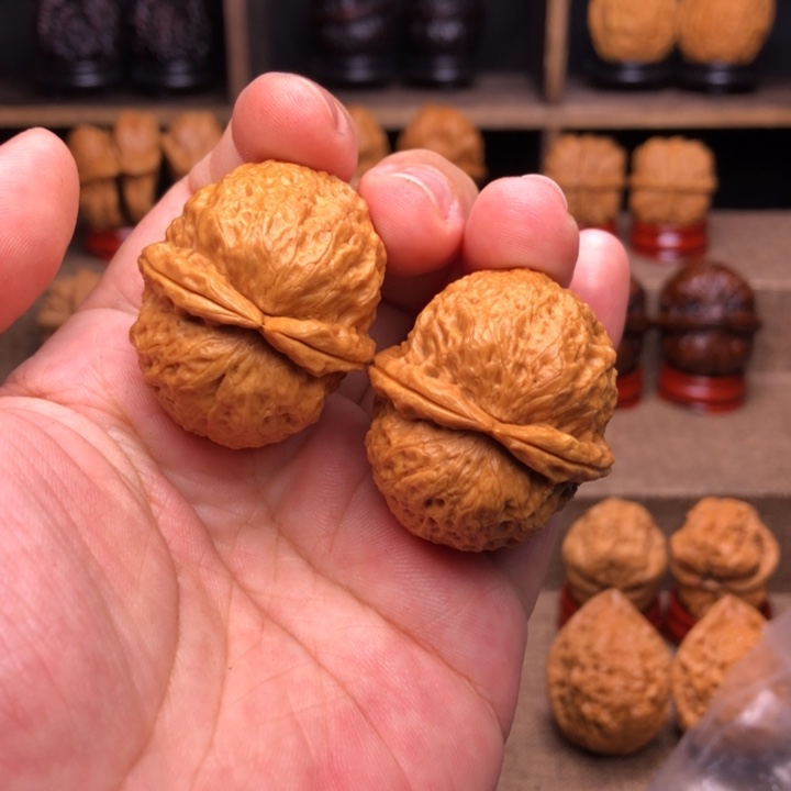 把件橄榄核21玉面鹦鹉36